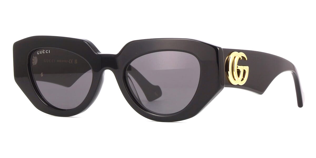 New Gucci sunglasses GG0083S 008 55mm Black India | Ubuy